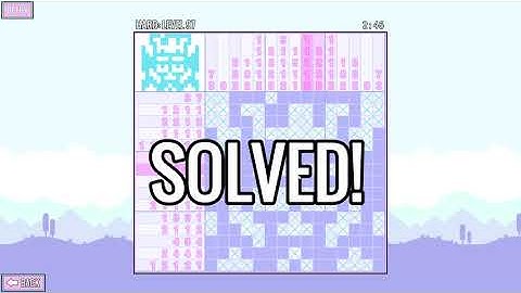 Picross Touch Hard Speed Playthrough 96-100 (20/37)