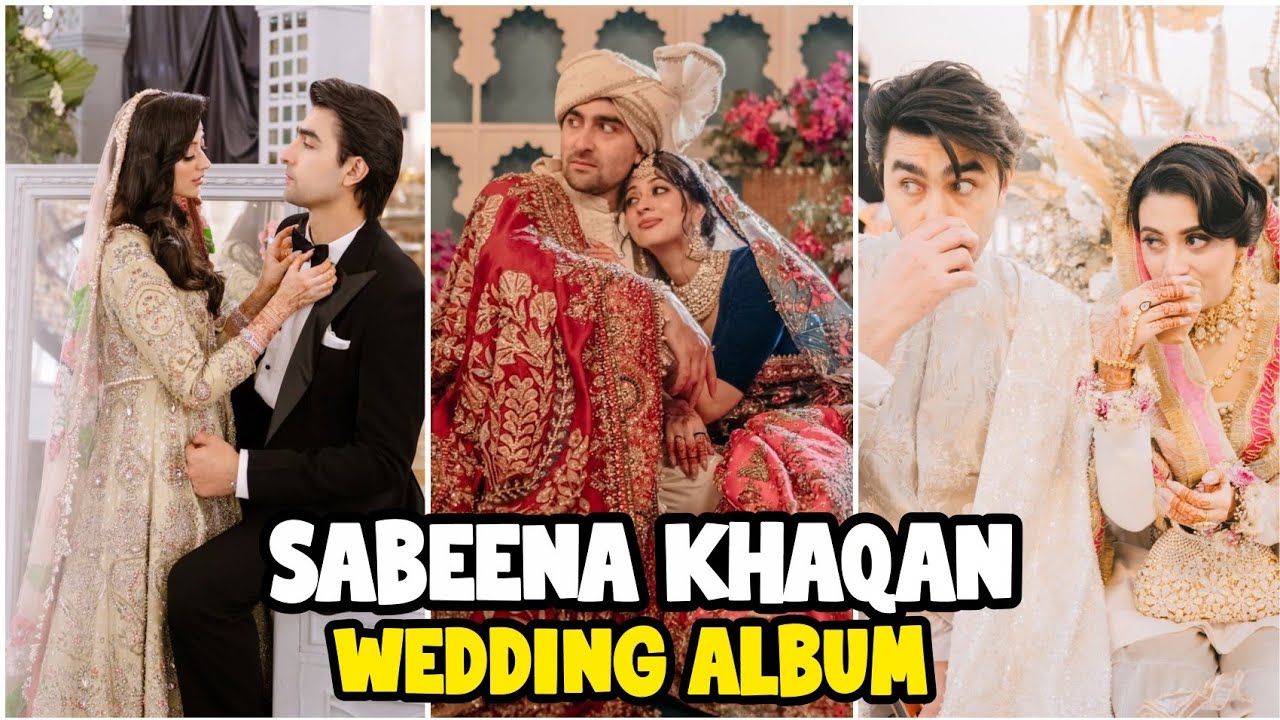 Khaqan Shahnawaz & Sabeena Syed Wedding Album | Sabeena Khaqan ki Shadi ki pictures 