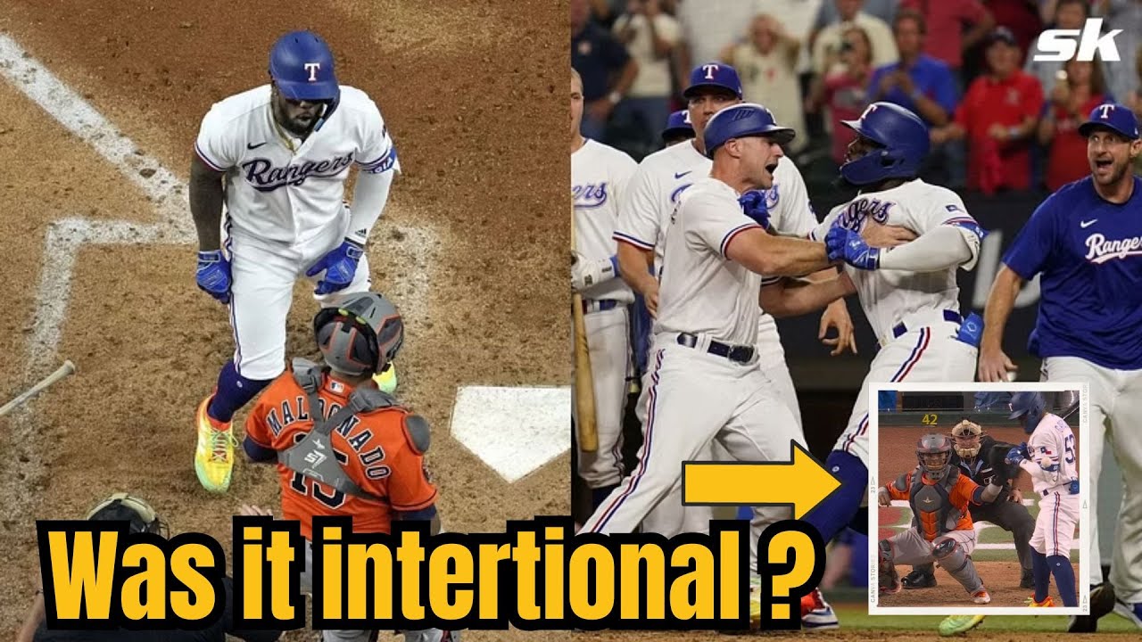 Benches clear in Astros vs Rangers game due to Adolis Garcia's long HR