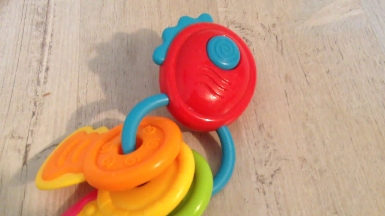 WinFun Teething Keys Baby Teether Toy with Nursery/ Lullaby sounds