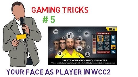 Your face as player in wcc2/New update/