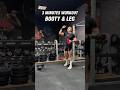 3 minutes Booty & Legs Challenge #legday