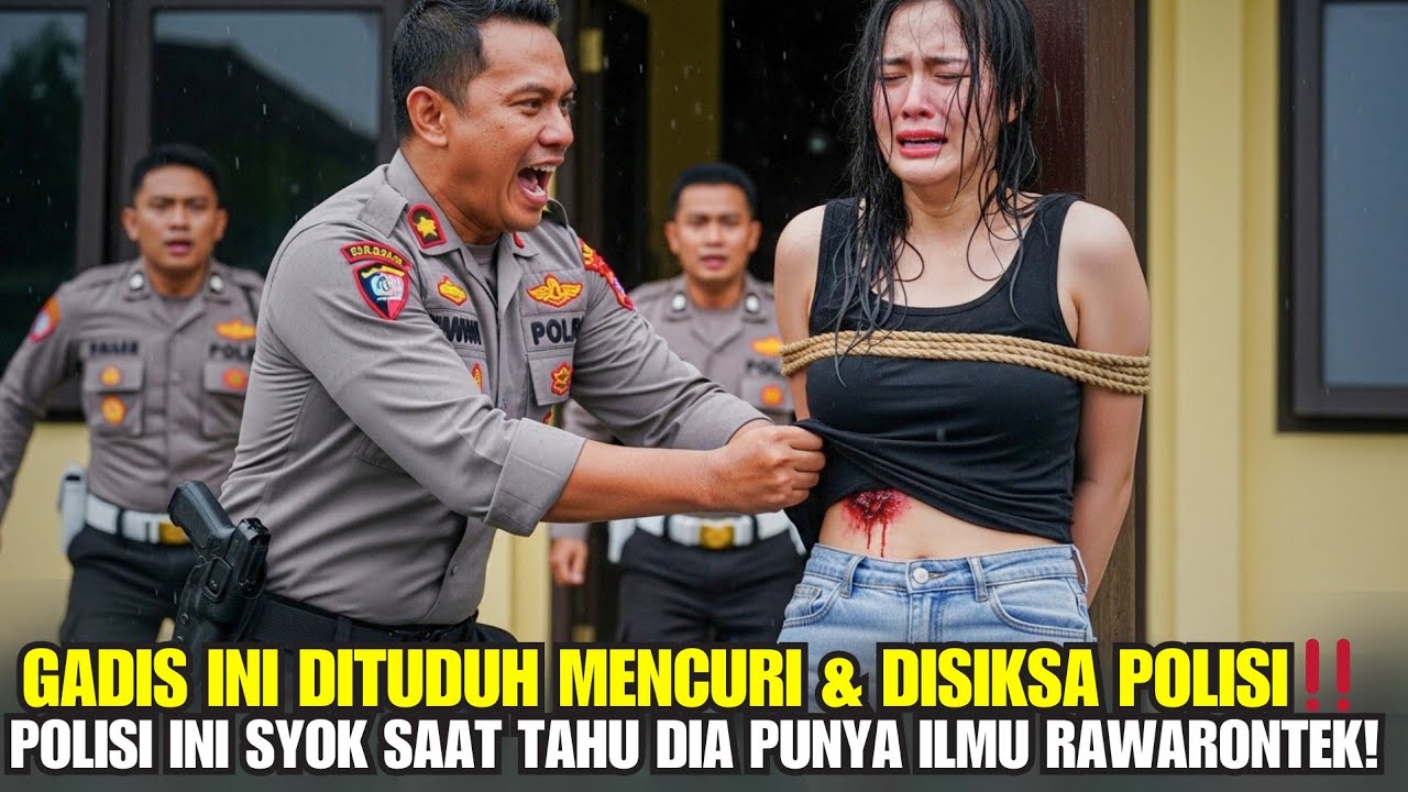 GADIS INI DITUDUH MENCURI, DIIKAT & DISIKSA POLISI AROGAN — MEREKA SYOK SAAT DIA BANGKIT BALAS MELAW