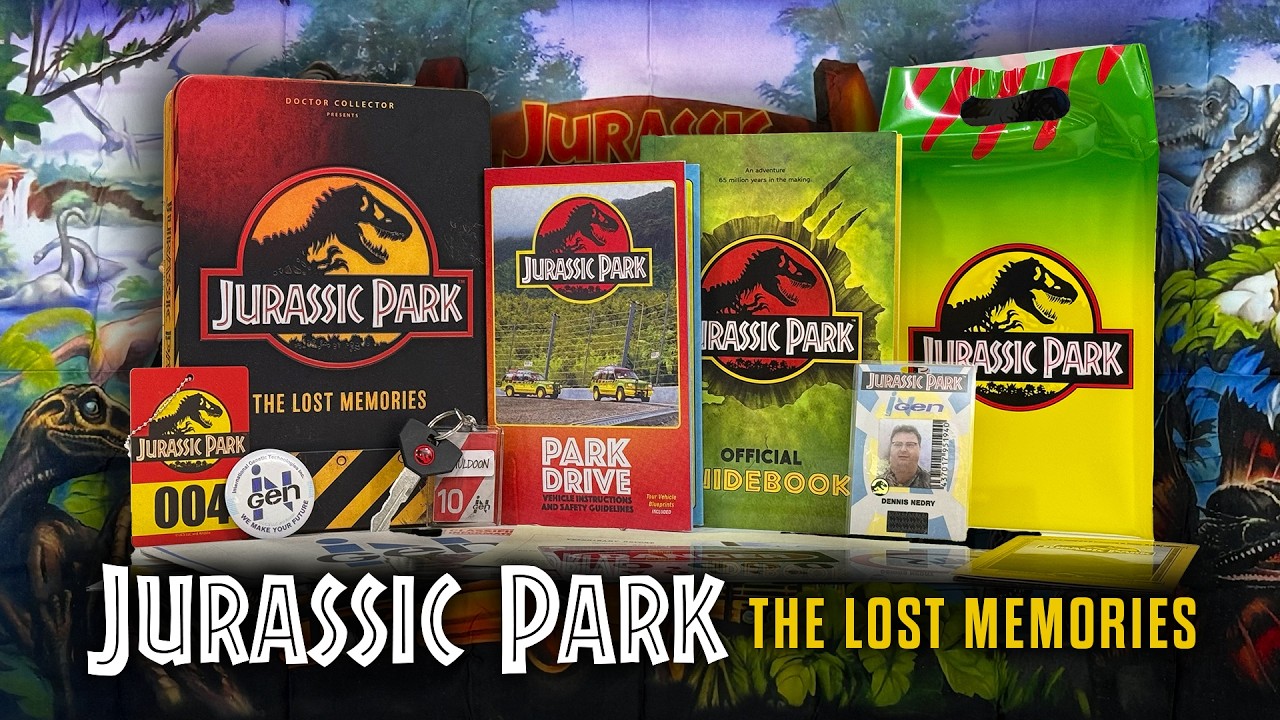 UNBOXING NEW LORE! Jurassic Park: The Lost Memories - Official Collector Kit / collectjurassic.com
