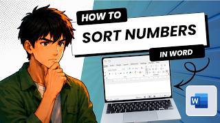 How to Sort Numbers in Word Easy Guide