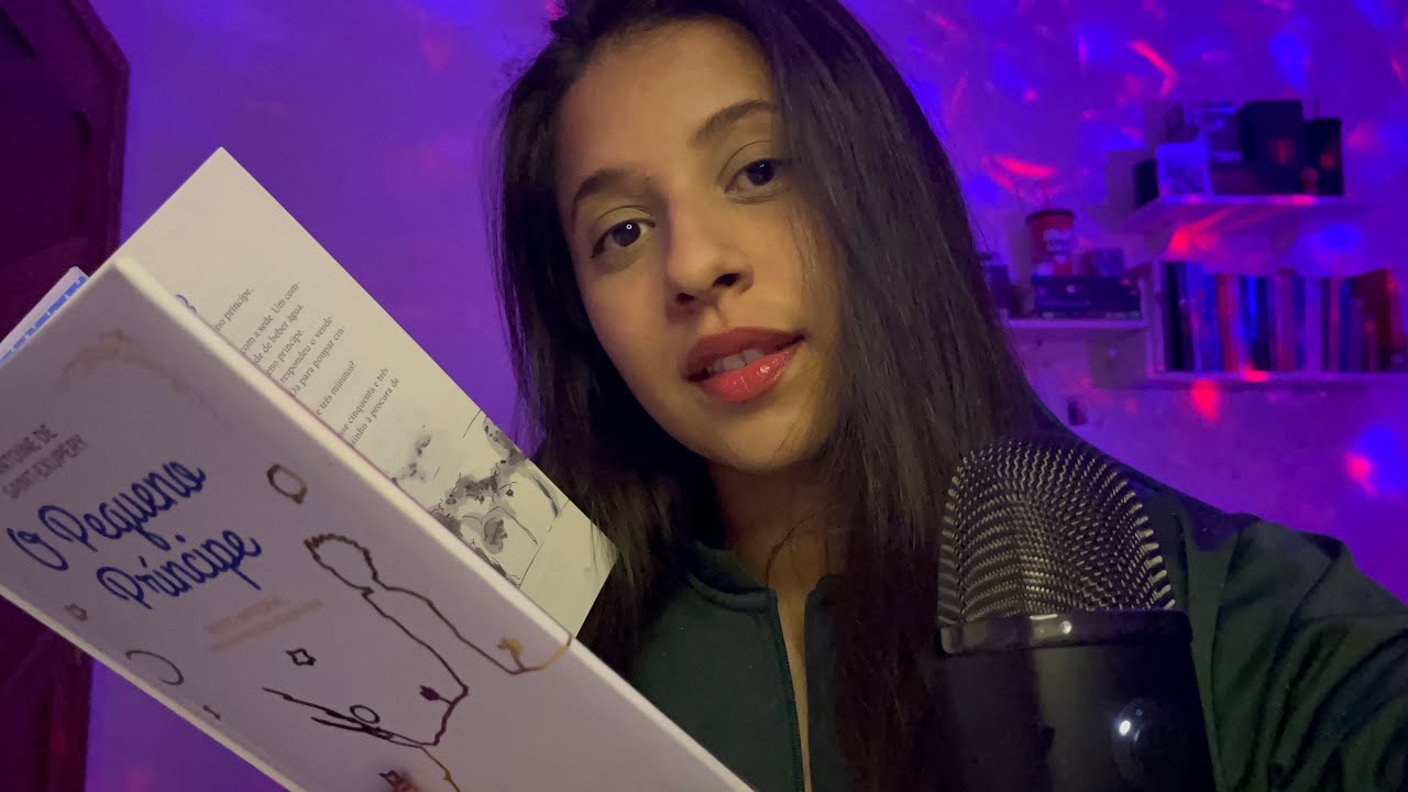 ASMR: durma com historias e sussurros ( lendo o pequeno principe)