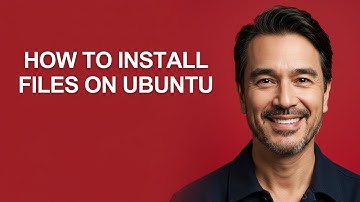 How to Install Files on Ubuntu - KevinHowTo
