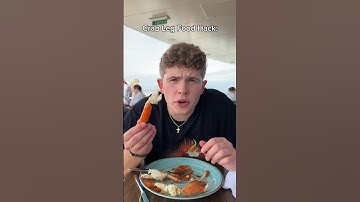 Easiest way to eat crab legs!