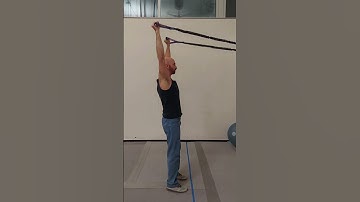 Standing High Row to External Rotation to Overhead Reach with Resistance