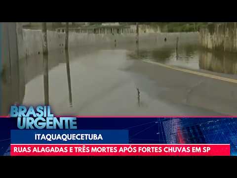 Rain leaves three dead and streets flooded in Itaquaquecetuba | Brasil Urgente
