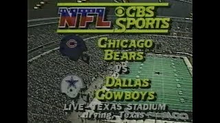 1985-11-17 Chicago Bears vs Dallas Cowboys(Chicago destroys Dallas)