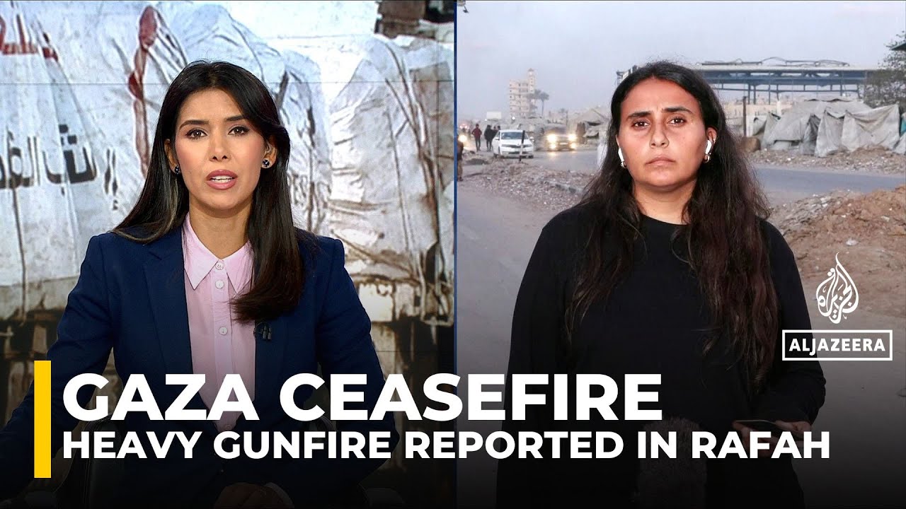 Heavy gunfire and explosions reported in Gaza’s south