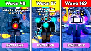 ALL ASTRO UNITS vs ENDLESS MODE 🔥 ||  Toilet Tower Defense