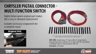 Highlighted Part: Pigtail Connector - Multi-Function Switch for Select Dodge, Jeep & Chrysler Models