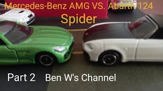 Tomica Mercedes-Benz AMG GT-R Vs. Abarth 124 Spider Part 2 - #OneLastDrift Vol. 2