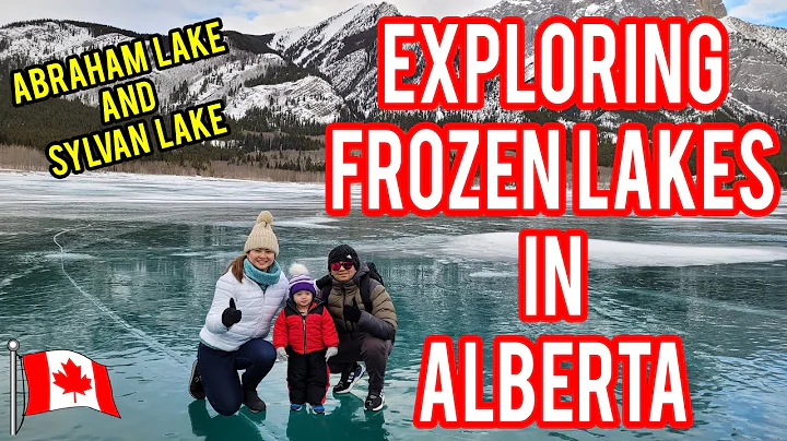 EXPLORING FROZEN LAKES | ABRAHAM LAKE | SYLVAN LAKE | BUHAY CANADA VLOG#62