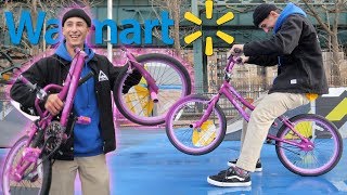 WE BOUGHT AN $80 WALMART BMX BIKE DESTROYED IT AND THEN RETURNED IT!