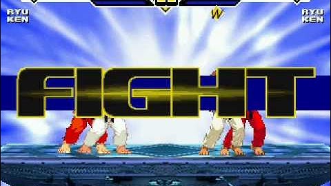 MUGEN Ryu & Ken vs CvS Twins