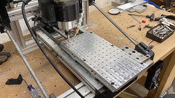 Custom CNC, Made a sacrifice fixture plate