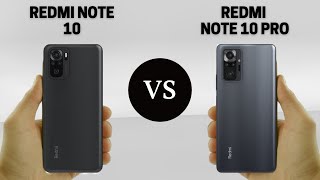 Xiaomi Redmi Note 10 Vs Xiaomi Redmi Note 10 Pro