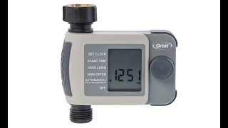 Orbit 24620 1-Outlet Hose Faucet Timer, Gray - Overview