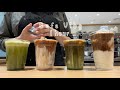 Cafe Vlog 1hour | 💚🤎카페브이로그 1시간 몰아보기🤎💚( 🌀멍때림주의🌀) | 카페브이로그 | 4K | 카페알바