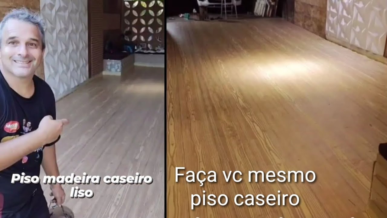 EU FALEI QUE IA FAZER UM LINDO PISO CASEIRO - NAO SE USA MASSA ACRILICA NO CHÃO PISO CASEIRO CORRETO