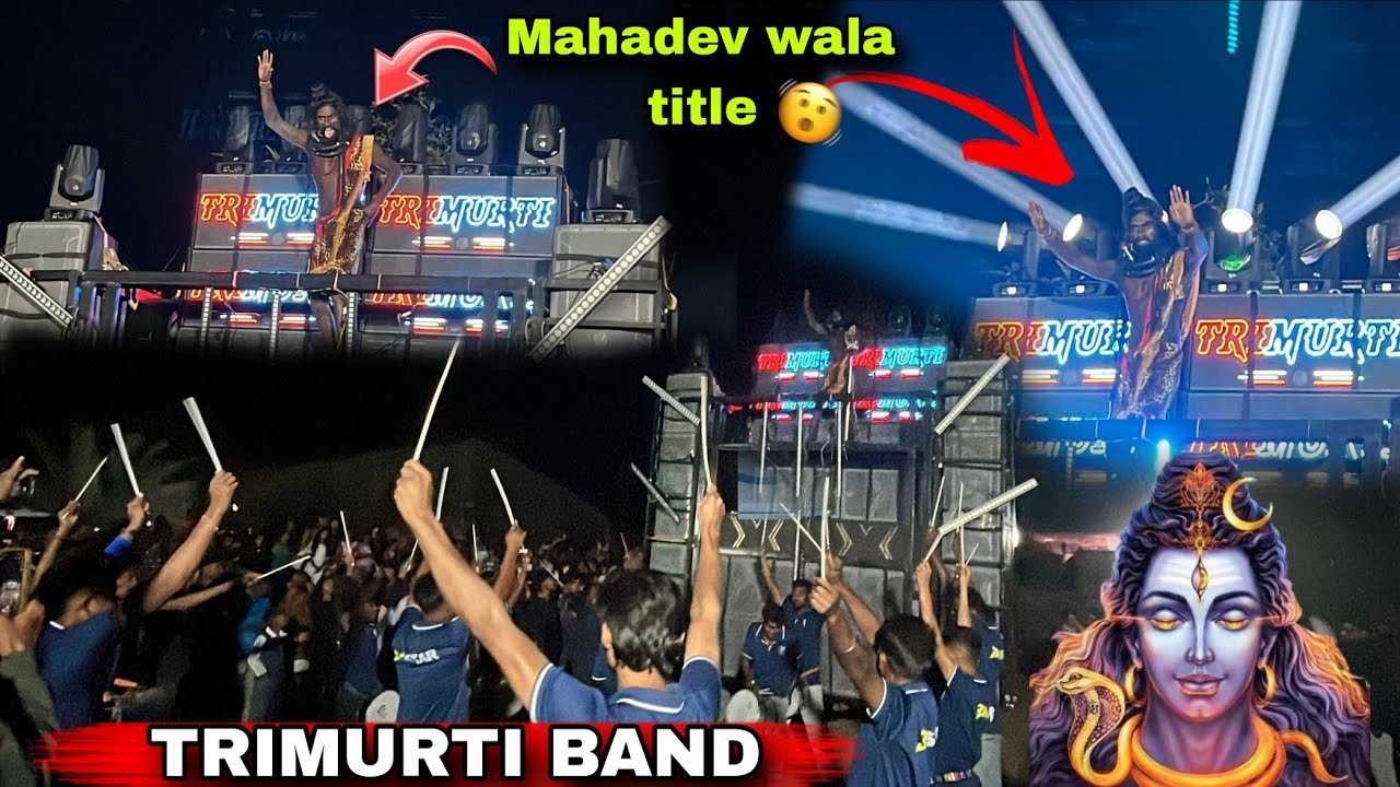 Mahadev wala title song // Trimurti band 🔥💯 At.umargot  