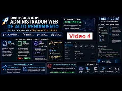 Diseño web con panel de administración, Ejecución Agéntica AUTOMÁTICA de Tareas con Claude, SDD, TDD