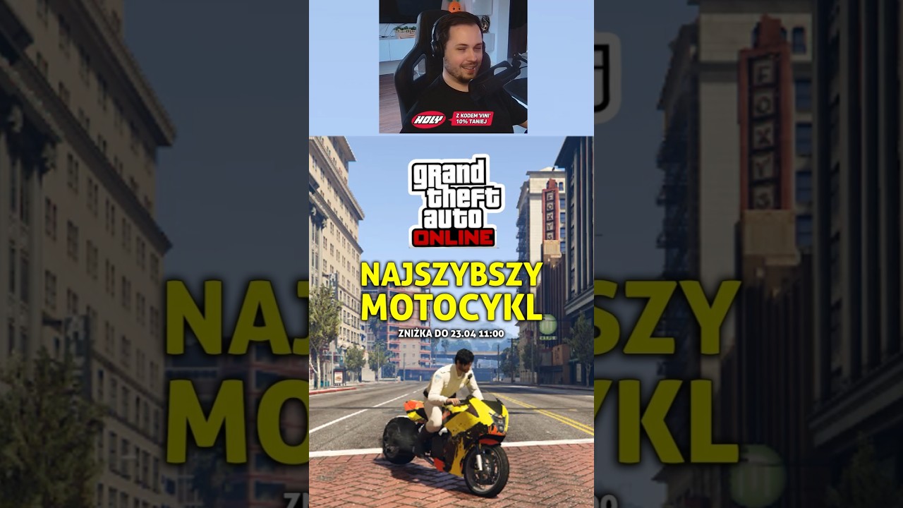 NAJSZYBSZY MOTOCYKL W GTA 5 TANIEJ! 🏍️