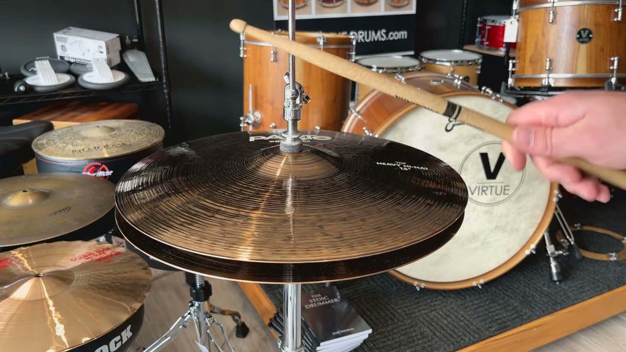 Paiste 900 15” Heavy Hi Hats (1106g / 1500g) Cymbal Demo @ VIRTUE Drums