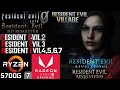 Resident Evil Series - Ryzen 7 5700G Vega 8 & 16GB RAM