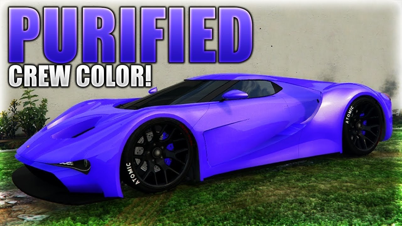 Grand Theft Auto V modded crew colours YouTube