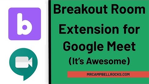 Google Meet Breakout Rooms Extension (It