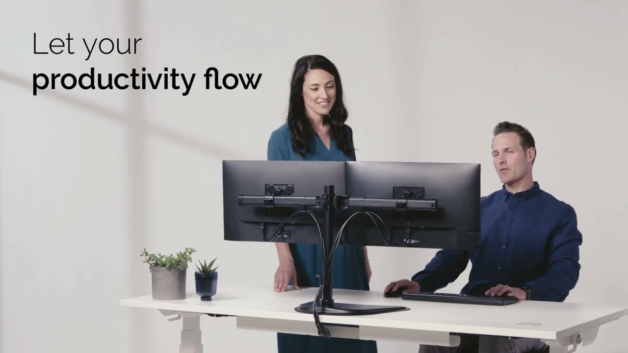Introducing the Seasa™ Professional Series™ Freestanding Monitor Arms