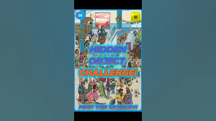 Can You Find The Monkey Before The Timer Runs Out?🙊 - 🟡 Medium Challenge 🟡 - 🔍 Find It Fast! 🔍