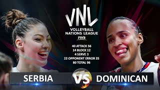 Serbia vs Dominican Republic | Women's VNL 2024