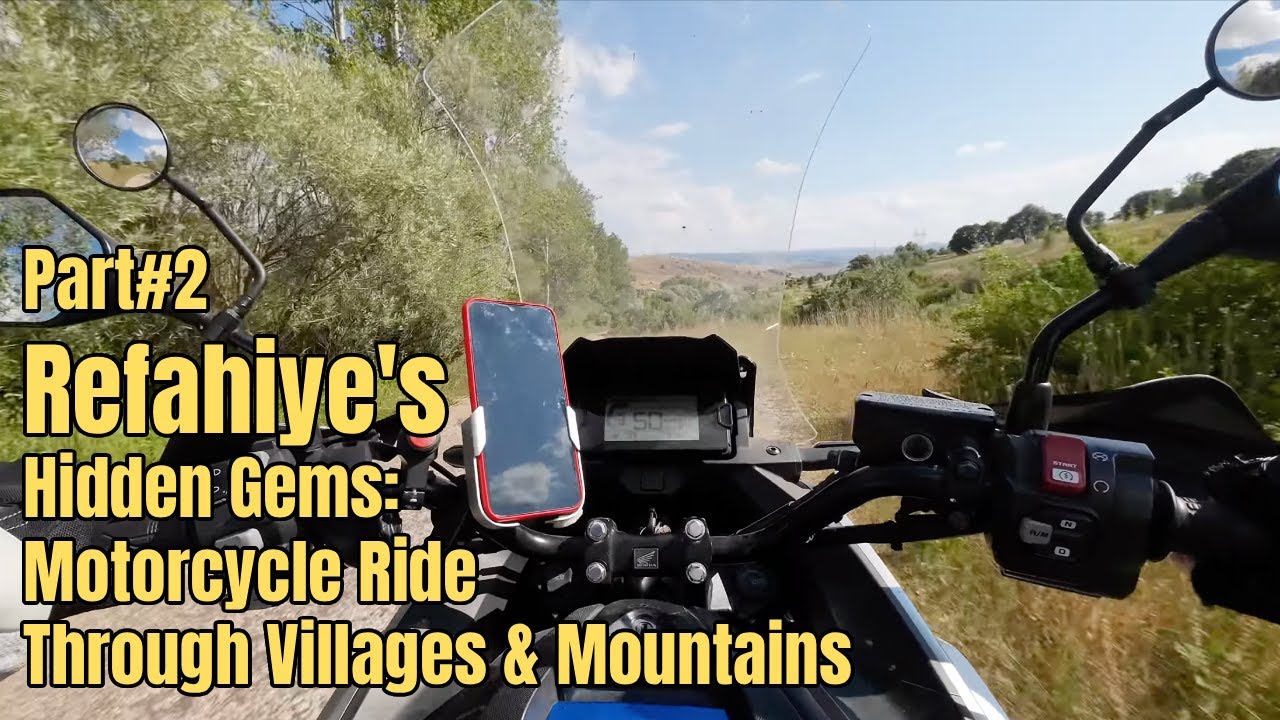 Part#2 - Refahiye's Hidden Gems: Motorcycle Ride Through Villages and Mountains