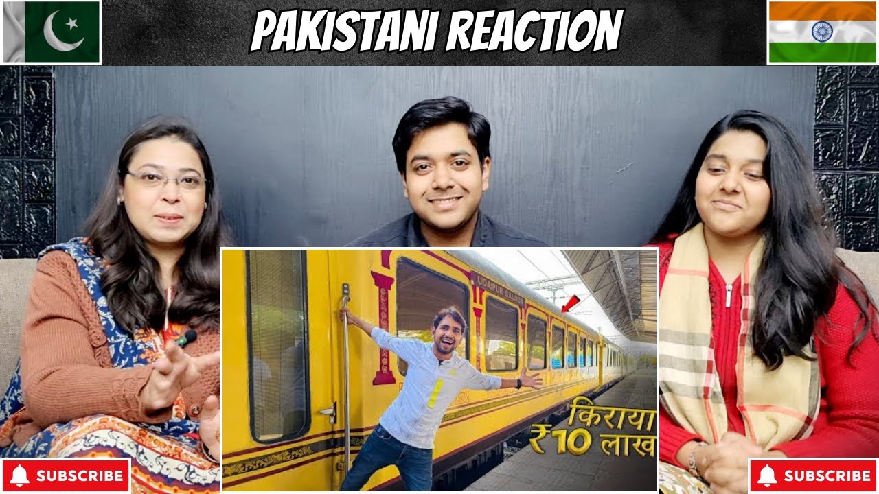INSIDE The World's MOST LUXURIOUS Train - Palace On Wheels | Reaction!!