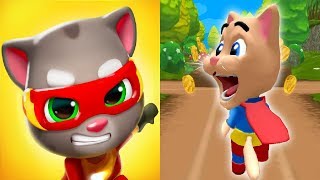 Talking Tom Hero Dash  VS cat hero run Android Gameplay HD screenshot 5