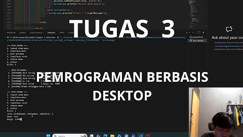 Tugas 3 Pemrograman Berbasis Desktop Universitas Terbuka