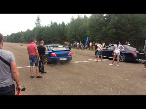 Subaru Impreza WRX STI 600 Hp vs Mercedes-Benz Е63 AMG