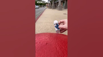 SLOMO Double Flip in the rain 🌧️ on a Target 🎯 Ball #techdeck #satisfying #slomo