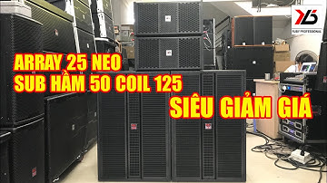 Siêu Giảm Giá Loa Array 25 Neo & Loa Sub Hầm 50 Coil 125