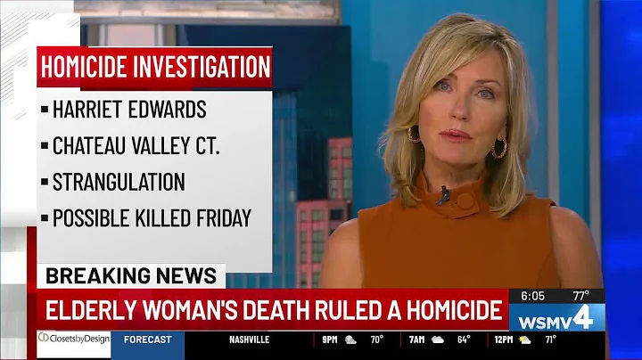 Elderly woman's death ruled a homicide