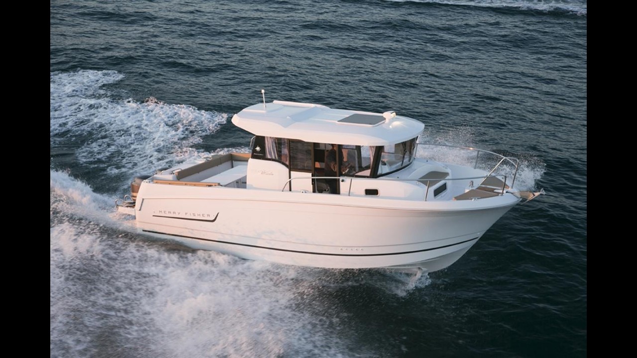 ⁣2017 Jeanneau Merry Fisher 855 Marlin Offshore Powerboat for sale San Diego Video Walkthrough Review