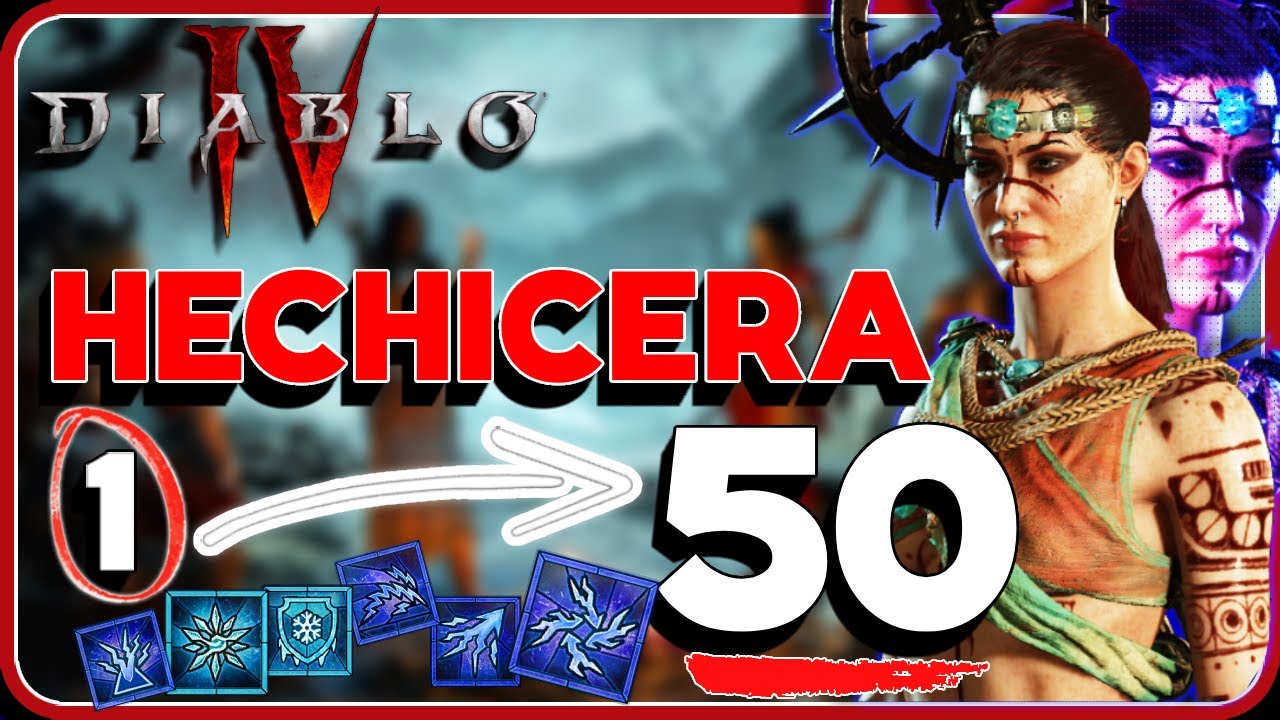 DIABLO 4 HECHICERA BUILD PARA VOLAR AL 50 | GUÍA | ESPAÑOL