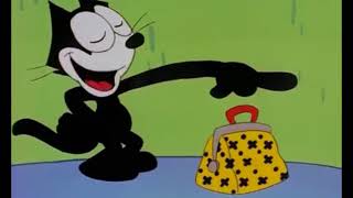Felix get his magic bag to clean his clothes