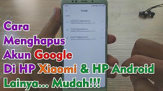 Cara Menghapus Akun Google Di HP Xiaomi