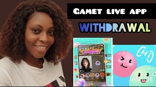 How to withdraw money from Gamet live app #appwithdrawal #gametliveapp screenshot 5